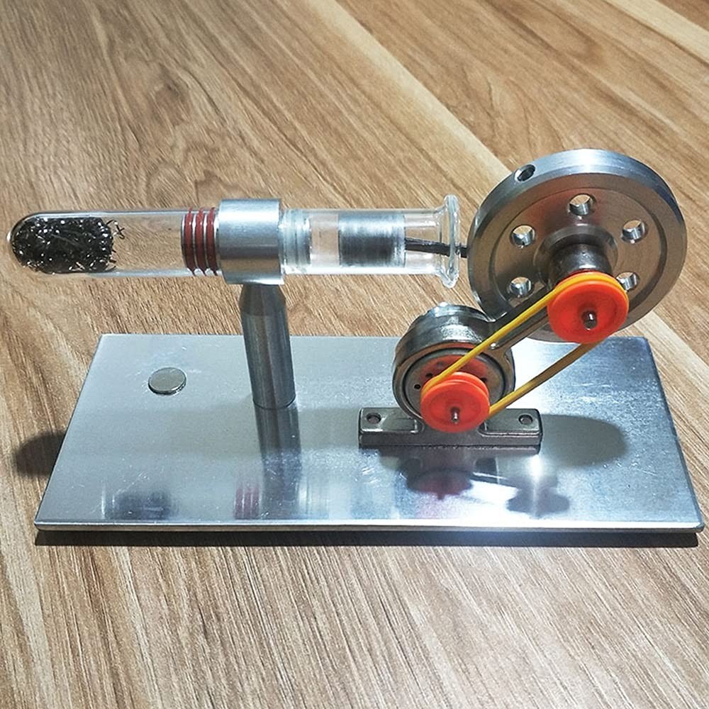 Single Cylinder Steam Engine Model - Educational Physics Experiment Tool for Sci