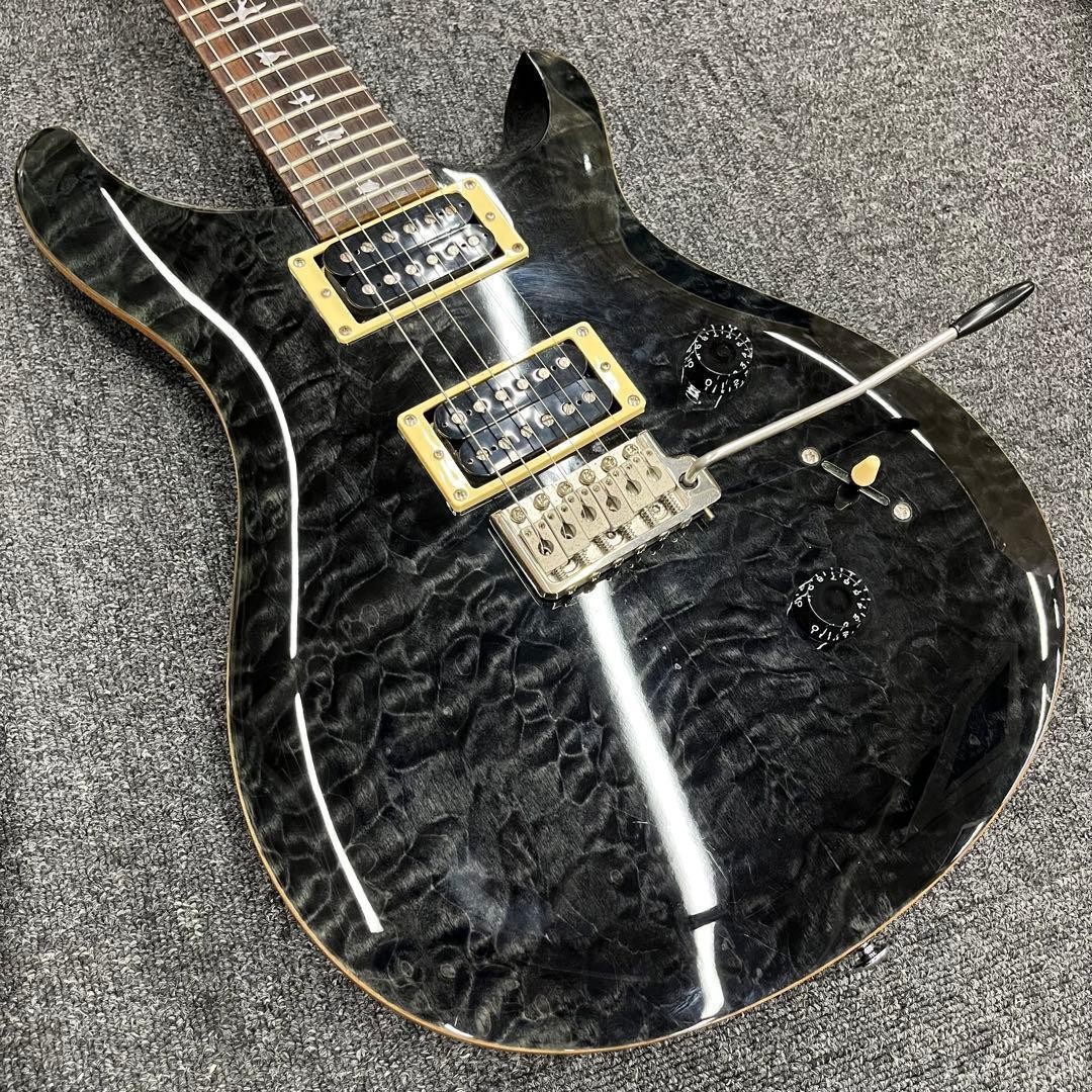 11639 Prs Se Custom 24 Quilt Grey Black