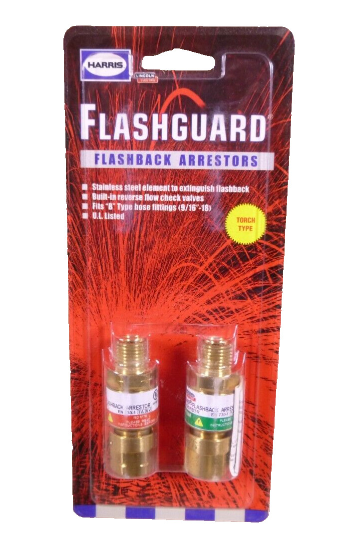 Harris Model 88-5 FBT Torch-Type Flashback Arrestor (R&L) 4301650, 9/16-18