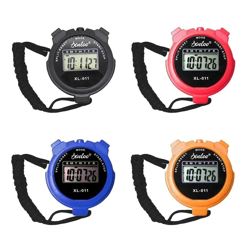 Stopwatch Digital LCD Sports Counter Timer Watch Handheld Countdown Stop Timer