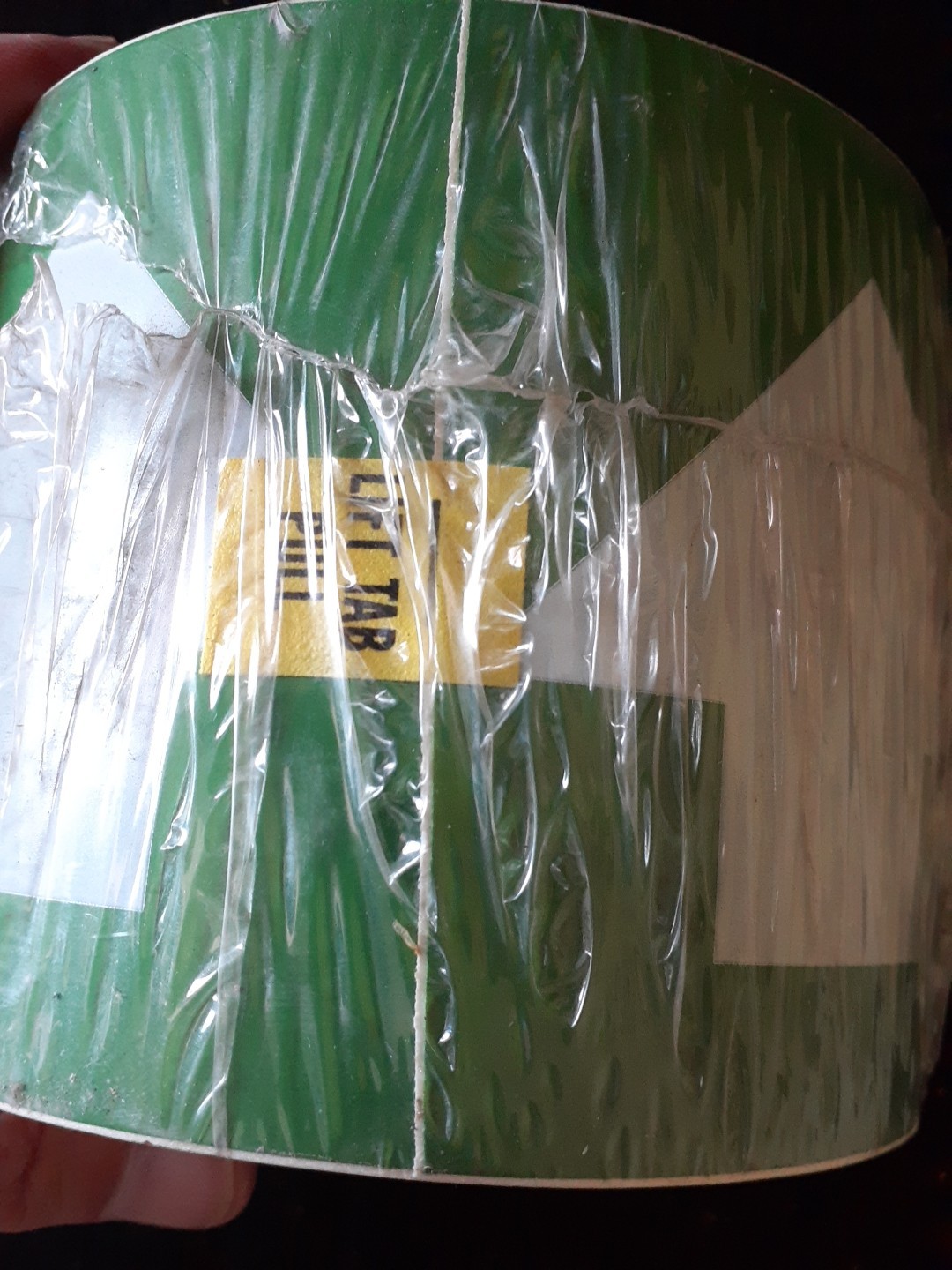 Brady 91290 Pipe Marker Tape White Arrows On Green Vinyl 4"