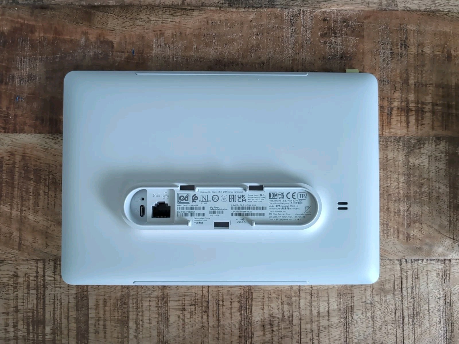 Cisco CS-T10-TS-L V05 Room Navigator
