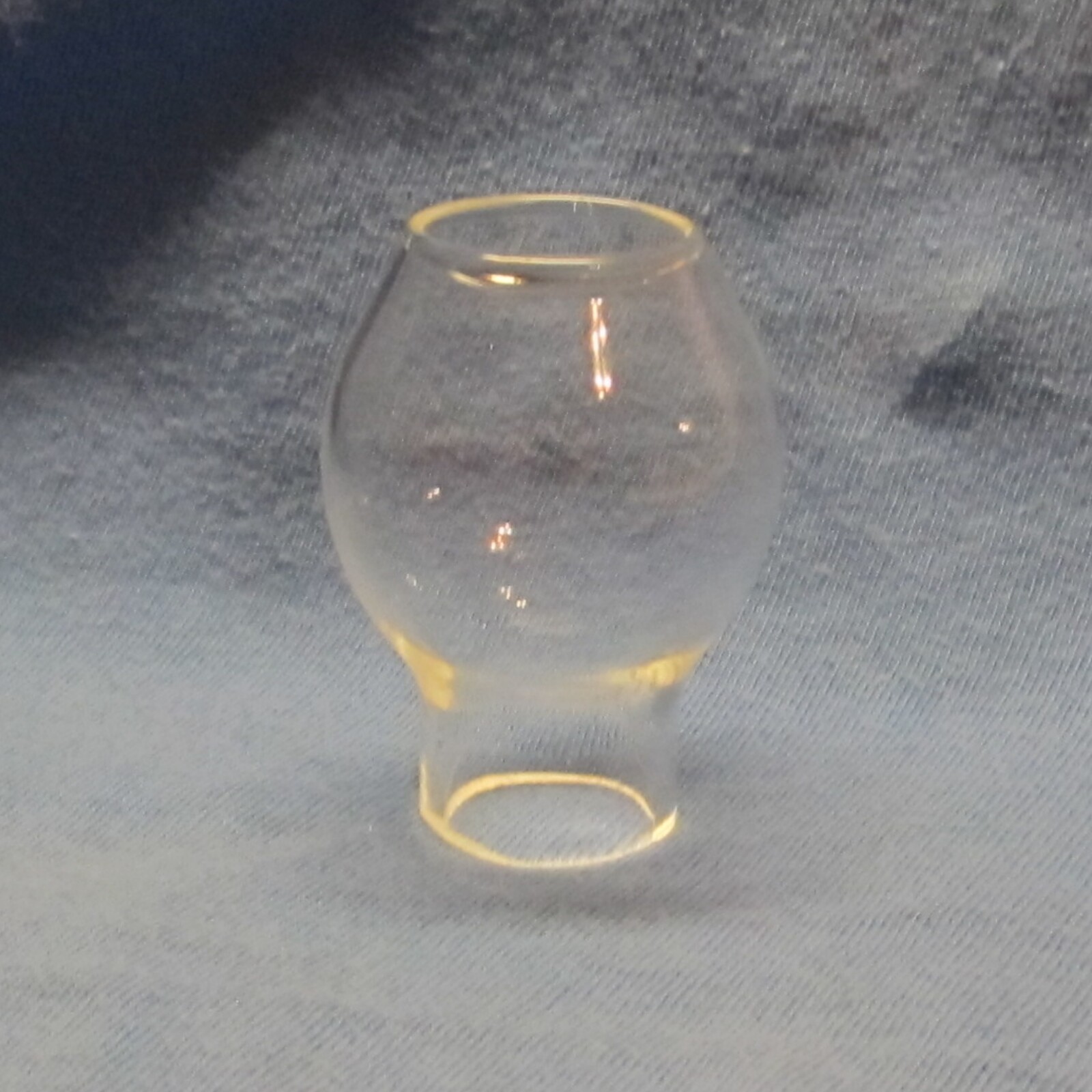 Glass CRESOLENE VAPO oil lamp replacement mini Chimney