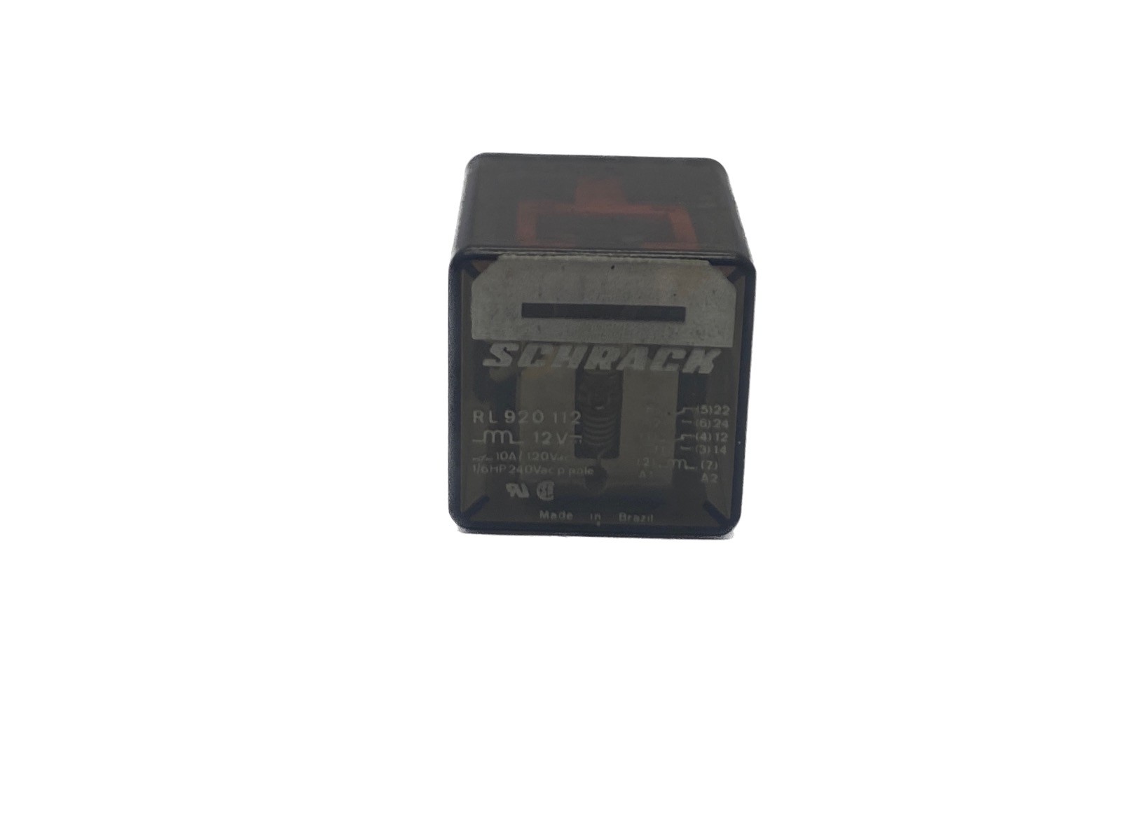 NOS Schrack 10A 120-240VAC 12VDC Coil 8-Pin Octal Solid State Relay BR-2