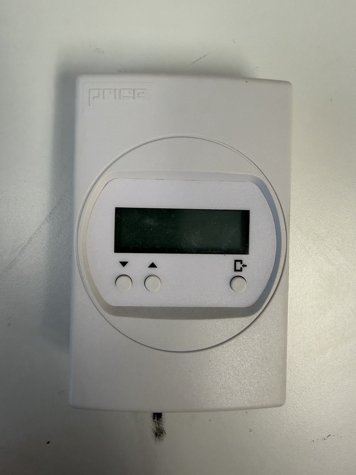 Price Programmable Digital Wall Thermostat 24V 250052-100 White