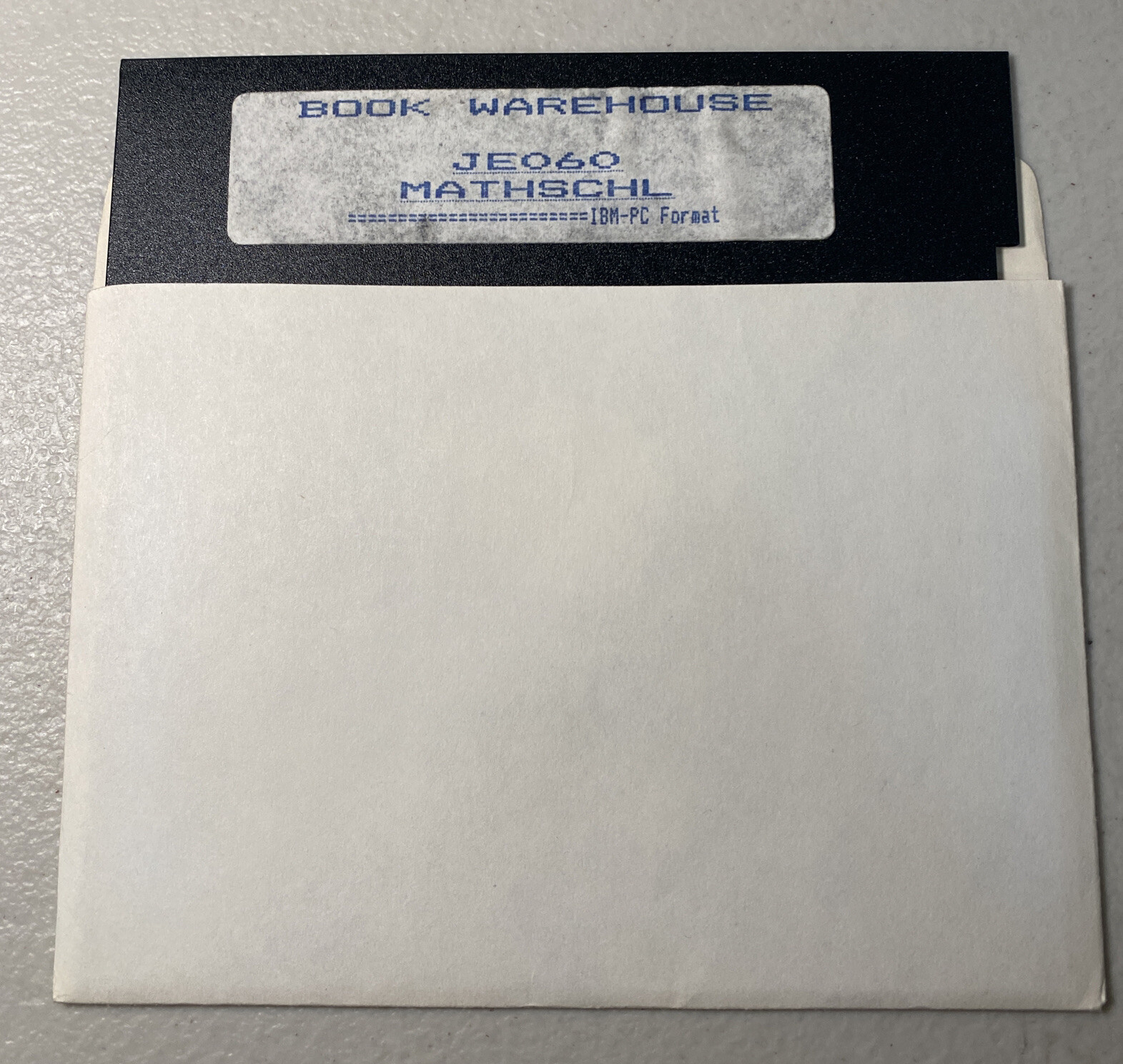 IBM Tandy Software Book Warehouse JE060 MATHSCHL 5.25”