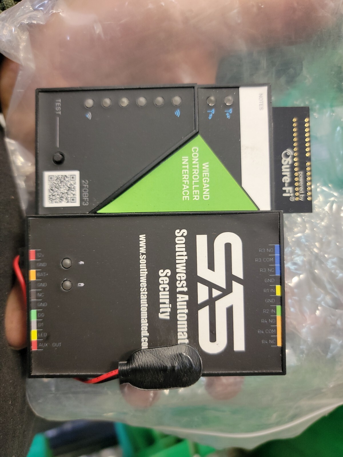 SURE-FI Wireless Wiegand Bridge DS004-central, Wiegand Controller Interface Gbx7
