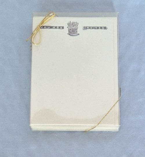NEW! You Are Invited Blank Stationery with Envelopes by Michel & Co
