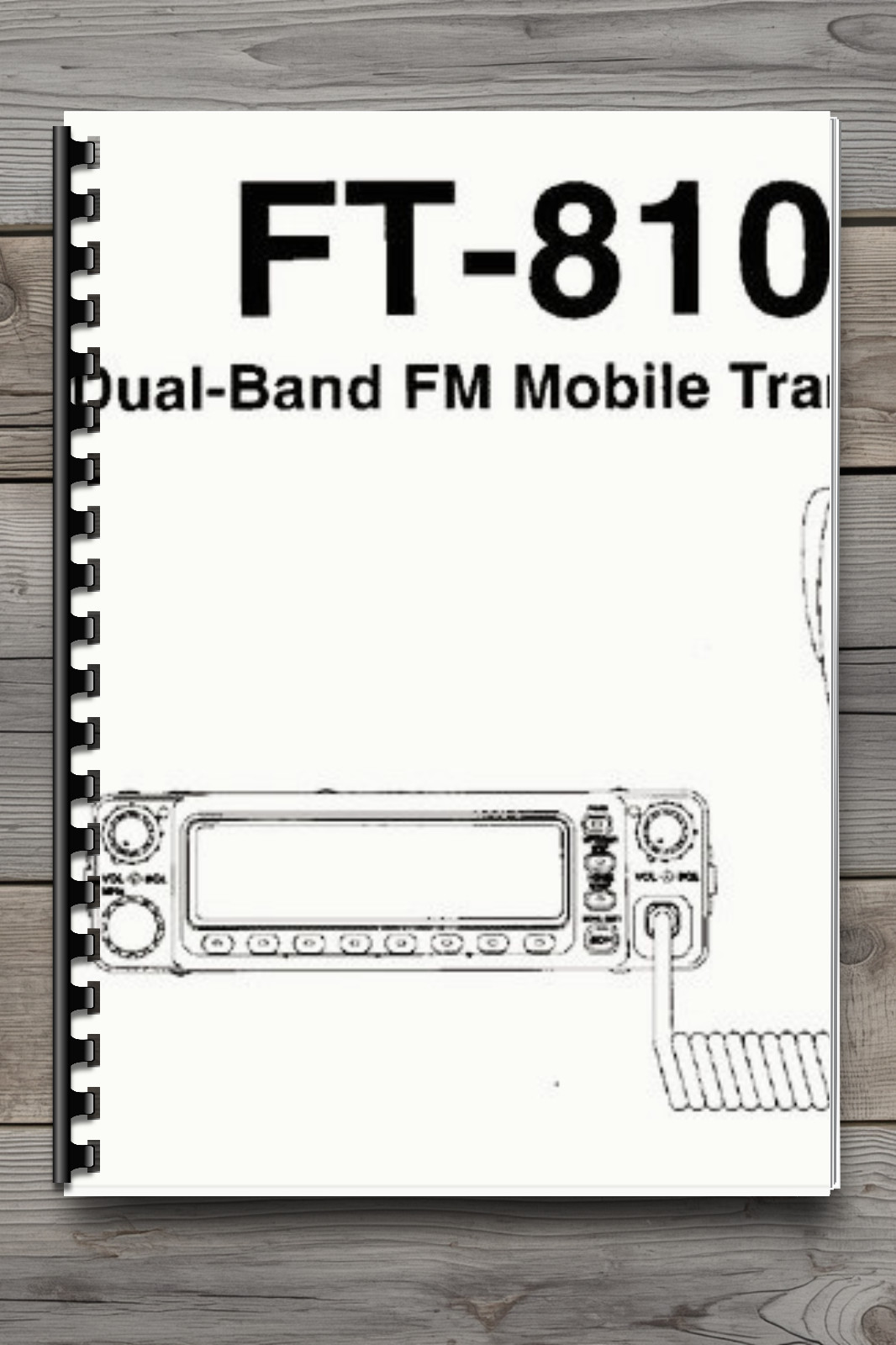 Yaesu FT-8100R Dual Band FM Mobile Transceiver Operating Manual Printed Guide