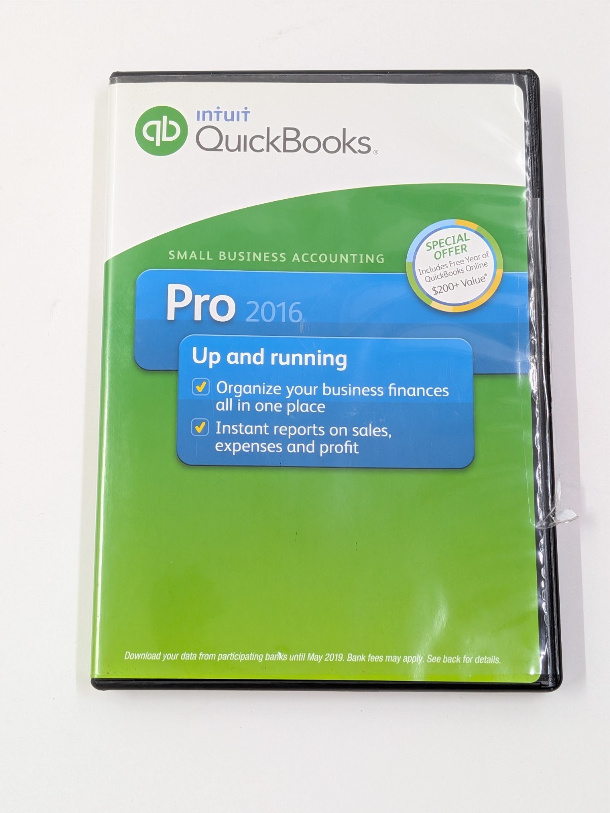 Quickbooks Desktop Pro 2016 (Windows PC) w/ License & Product # NOT SUBSCRIPTION