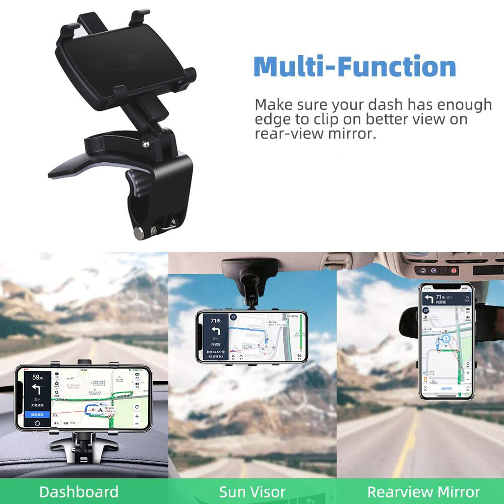 Universal Car Dashboard Mount Holder Stand Clamp Cradle For Cell Phone iPhone