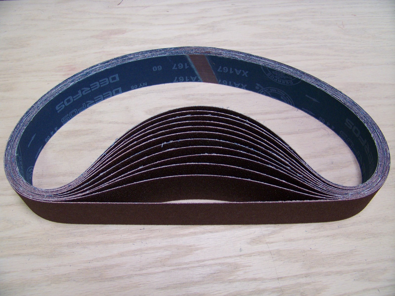 PREMIUM  A/O,  X-WEIGHT  SANDING  BELTS  2" X 48",  10 - PACK,  120-GRIT