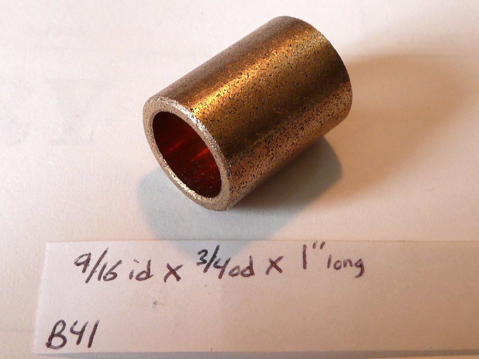 Bushing Bronze 9/16 id x 3/4 od x 1 long oilite sleeve Bearing spacer bush B41