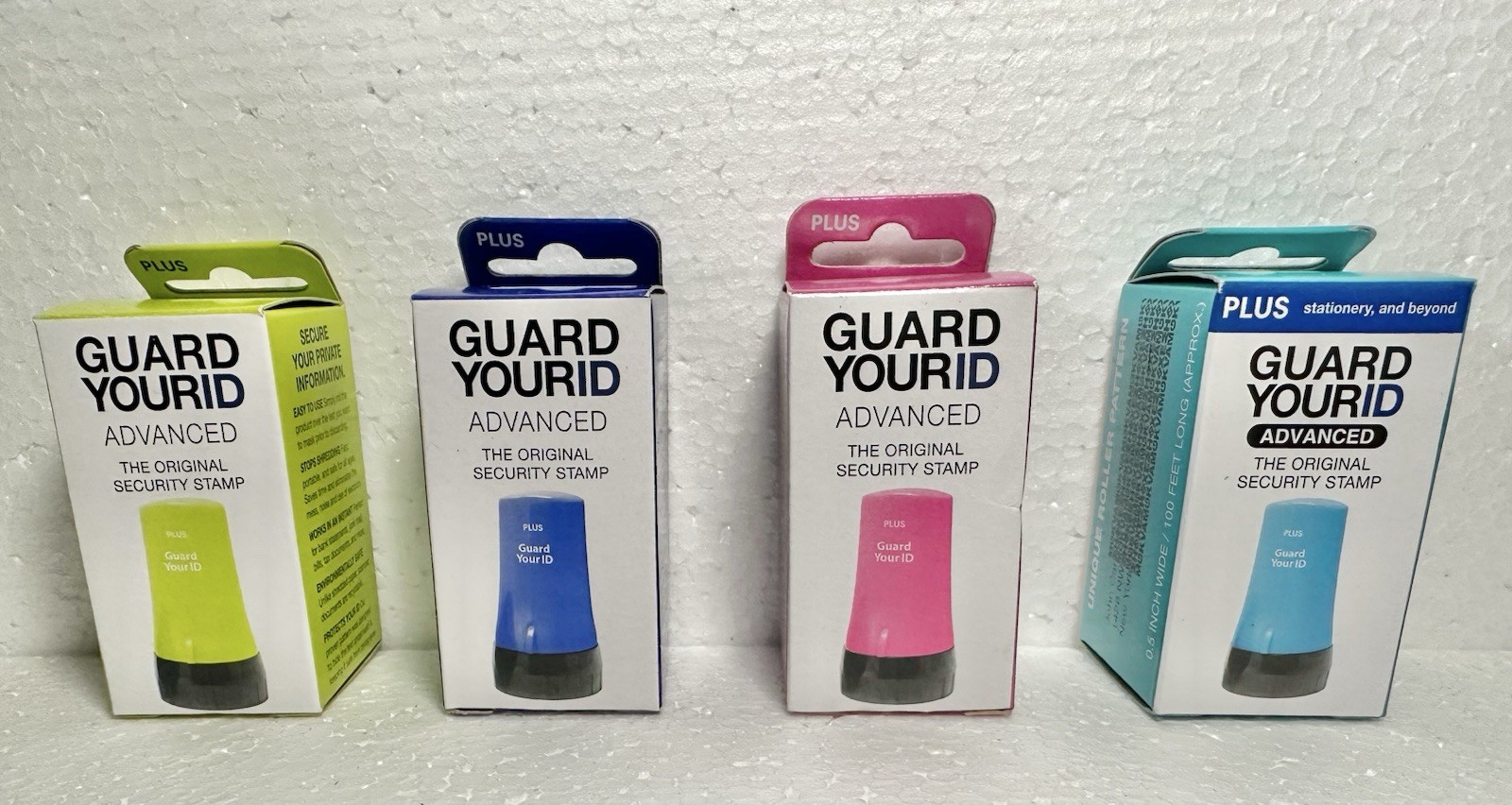 4x Plus Guard Your ID Advanced Privacy Roll Stamp NEW Identity Theft Protection
