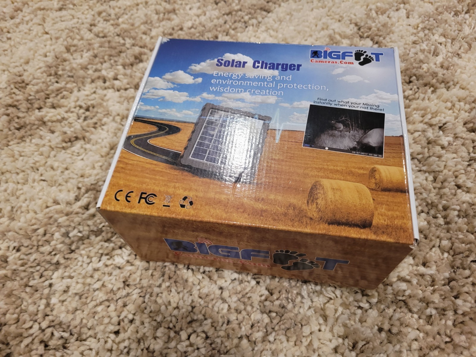 New bigfoot game camera sp100 solar charger
