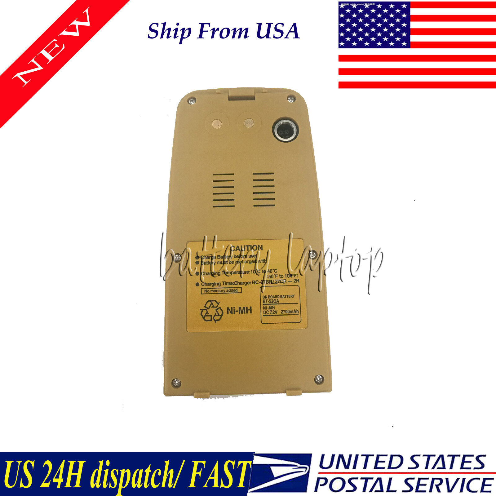 NEW For Topcon BT-52QA Total Station Battery for GTS/GPT Series Surveying BT-52Q