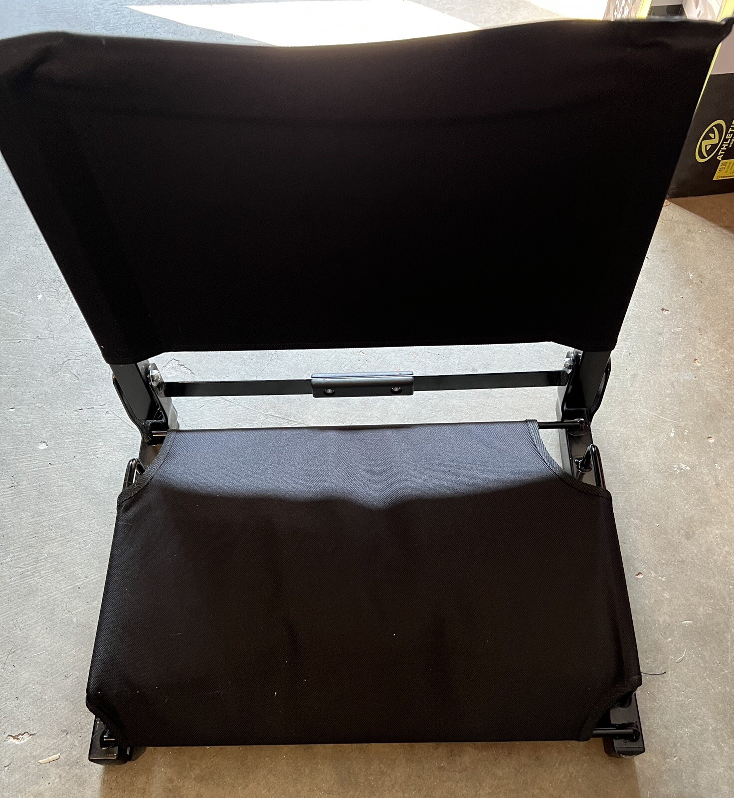 The Stadium Chair Black Folding Portable