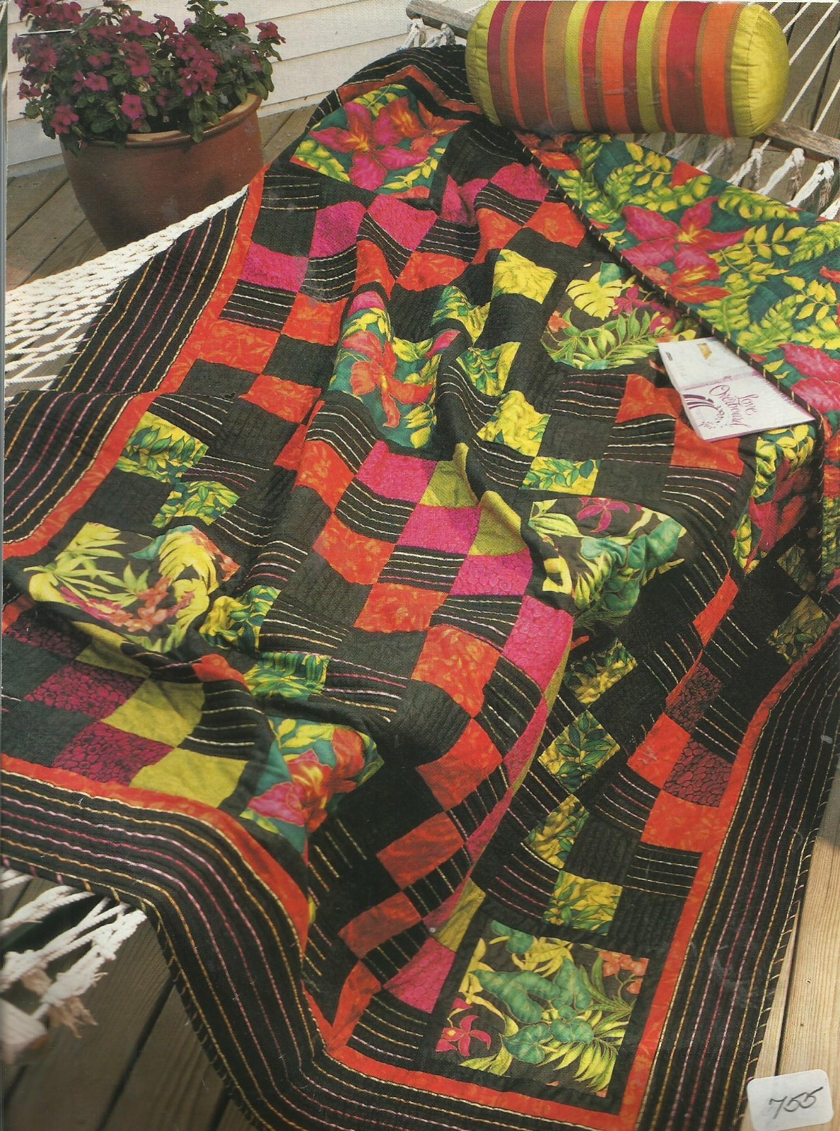 C0626 CARIBBEAN NIGHTS  QUILT  PATTERN/INSTRUCTIONS