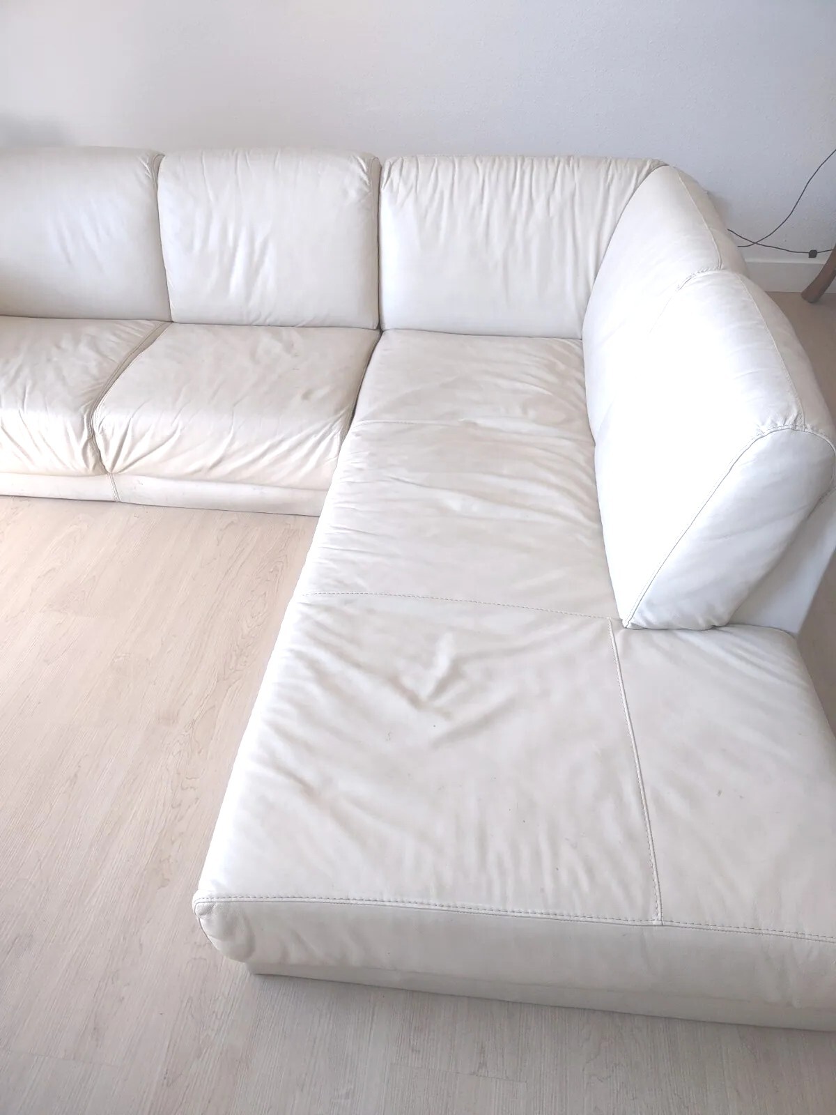 Preowned or Used Leather Sofa - Genuine Leather