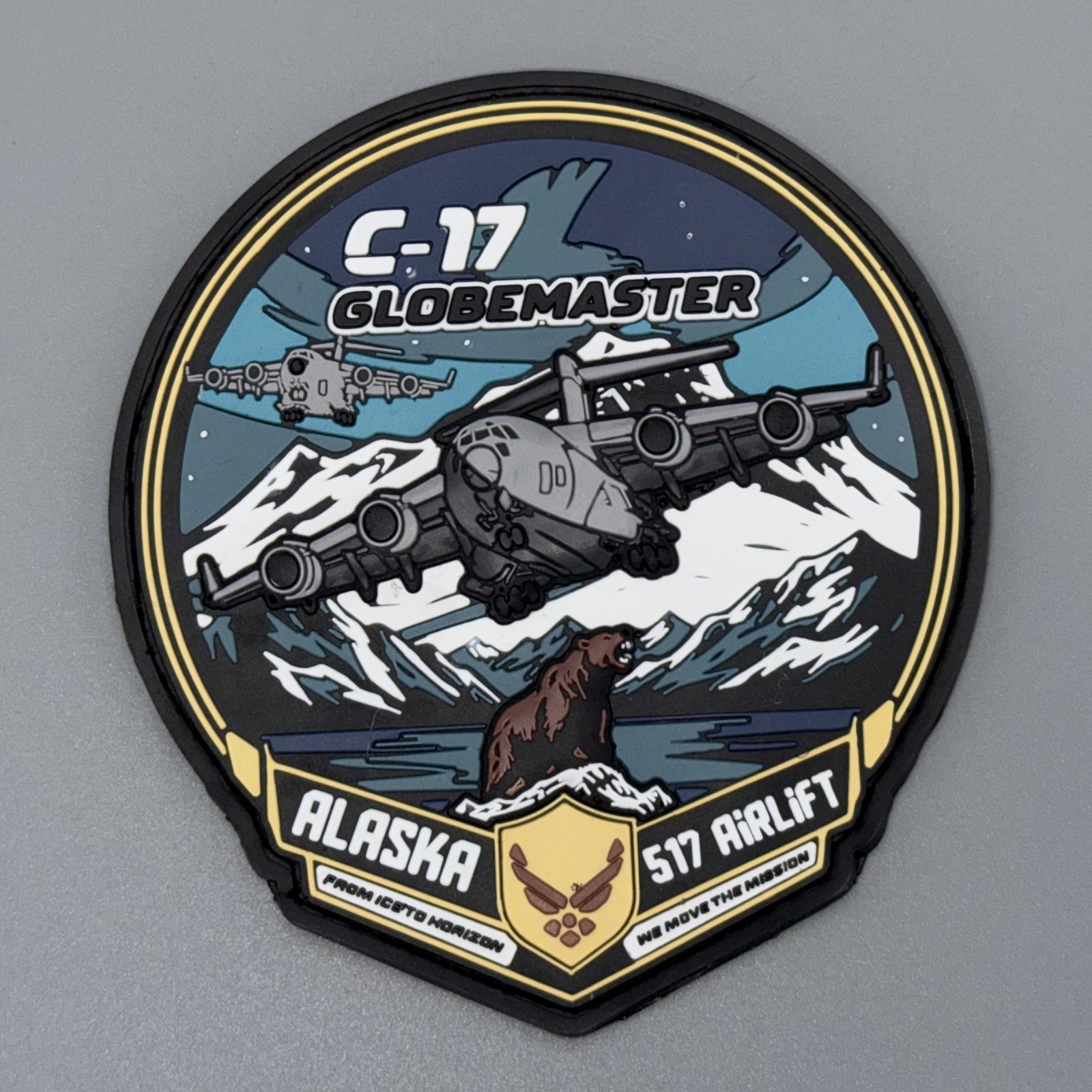 USAF 517th Airlift Squadron patch / C-17 Globemaster High Quality U.S. Air Force