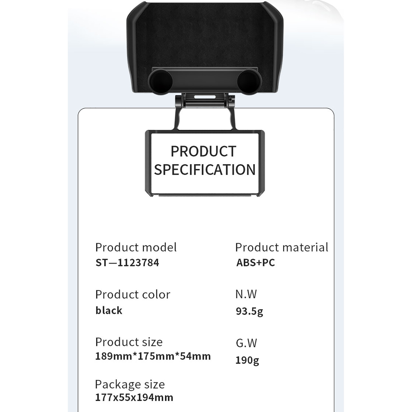 Protective Cover Screen Protector Case with Sun Hood for RC Pro Controller