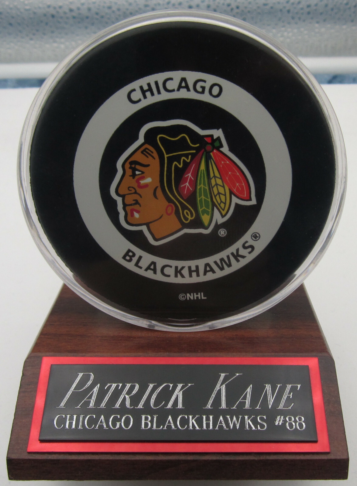 BERNIE PARENT FLYERS NAMEPLATE FOR AUTOGRAPHED Signed Puck Display CUBE CASE