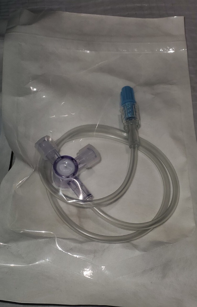 MEDEX 3-Way HI-FLO Stopcock W/20in. Tube P/N MX412SL Pack Of 3 (For Training)