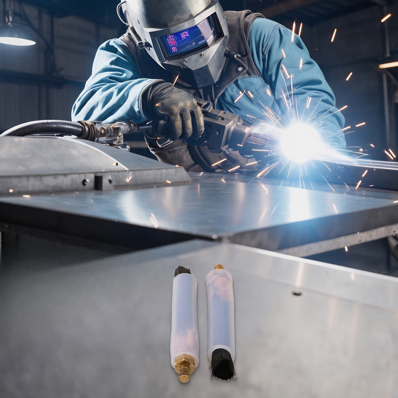 For Welding Seam Cleaning Solution for 2 Electrolytic Brushes for Efficiency