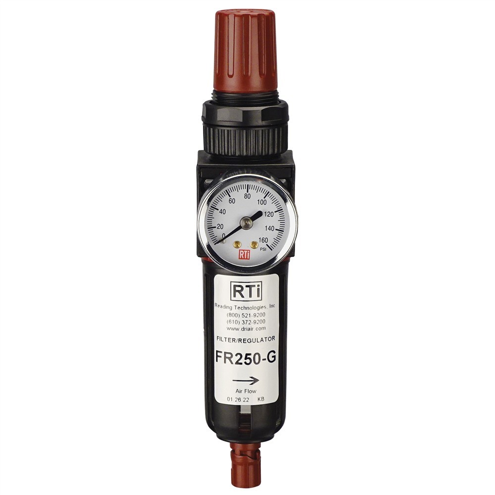 RTI 1/4" Economy Air Regulator & Separator Combo #3411-25