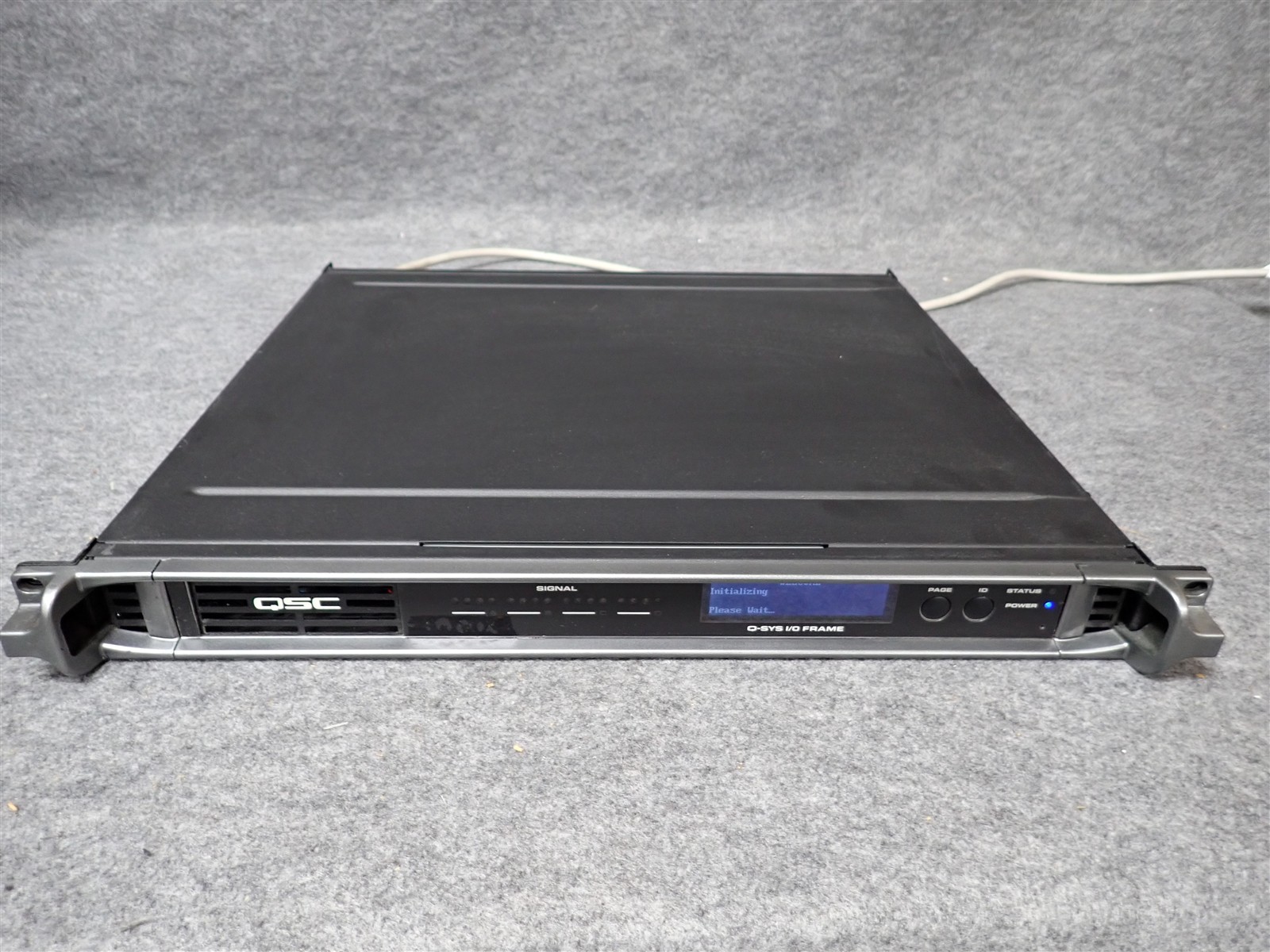 QSC Q-SYS I/O Card Frame Type 2 w/ Four CIML4-HP Mic/Line Input Cards #21(HH2)