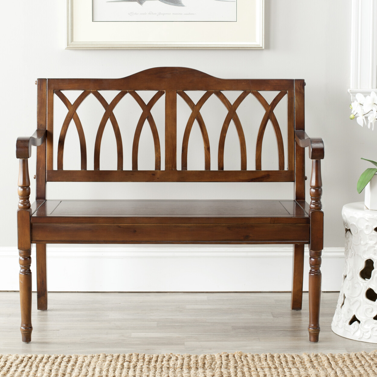 SAFAVIEH Benjamin Bench | Teak |