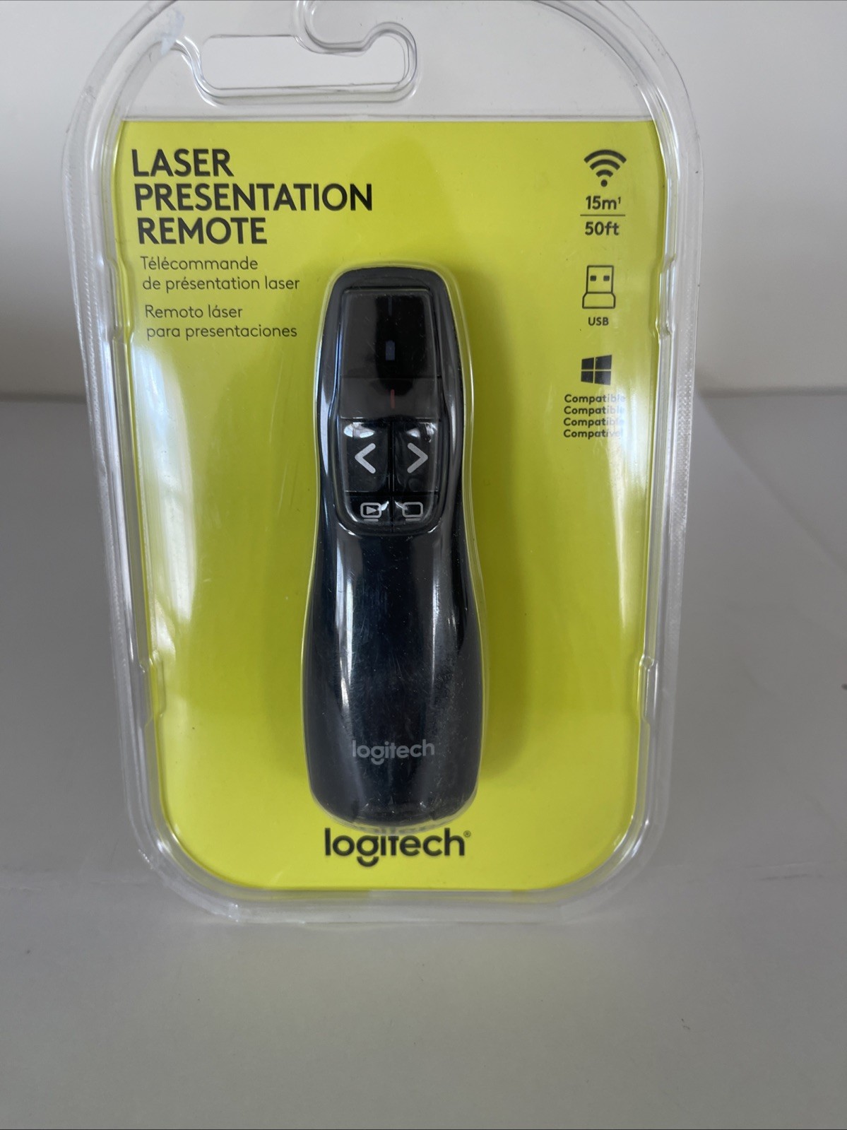 Logitech Laser Presentation Remote Black (910-005467)  New