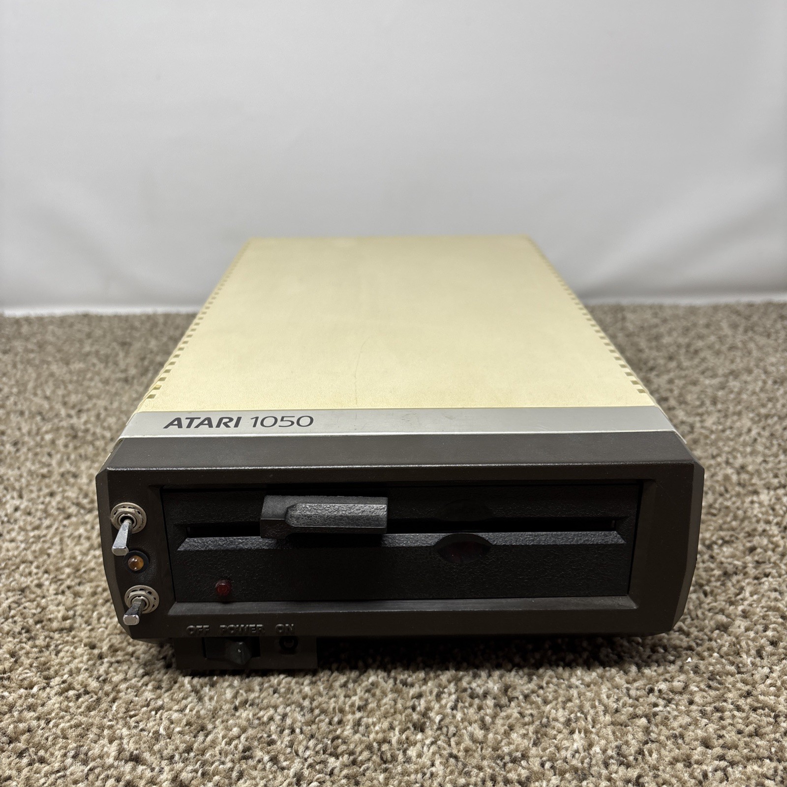 Atari 1050 Floppy Disk Drive Tested With All Cables Power And Data SIO In Box