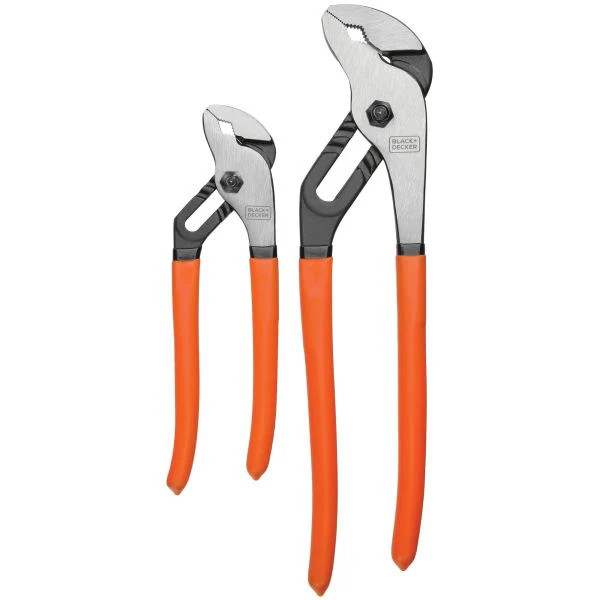 BLACK+DECKER Slip Joint Pliers, 2 Pack - BDHT84001