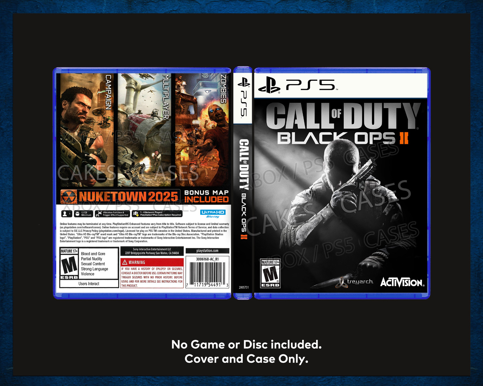 Call of Duty Black Ops 2 - PS5 Empty Case Replacement (No Game)