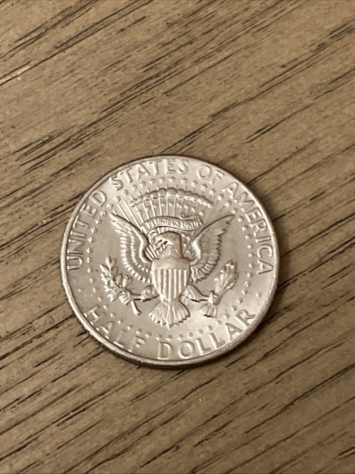 1973 D Kennedy Half Dollar Double Die Reverse