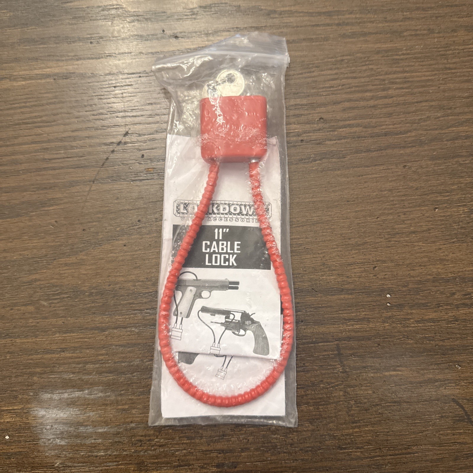 Lockdown 11 Inch Cable Gun Lock with Non-Marring California DOJ Approved (56)