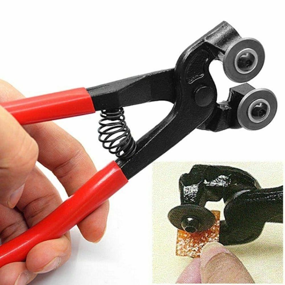 Glass Caliper Cutter Pliers Ceramic Mosaic Nippers Round Nose Cutting Wheel Tool