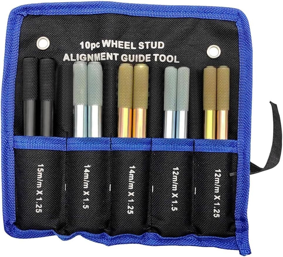 ZIMISI 10PCS Wheel Alignment Pin Tool Kit Wheel Hanger Stud Guide Set