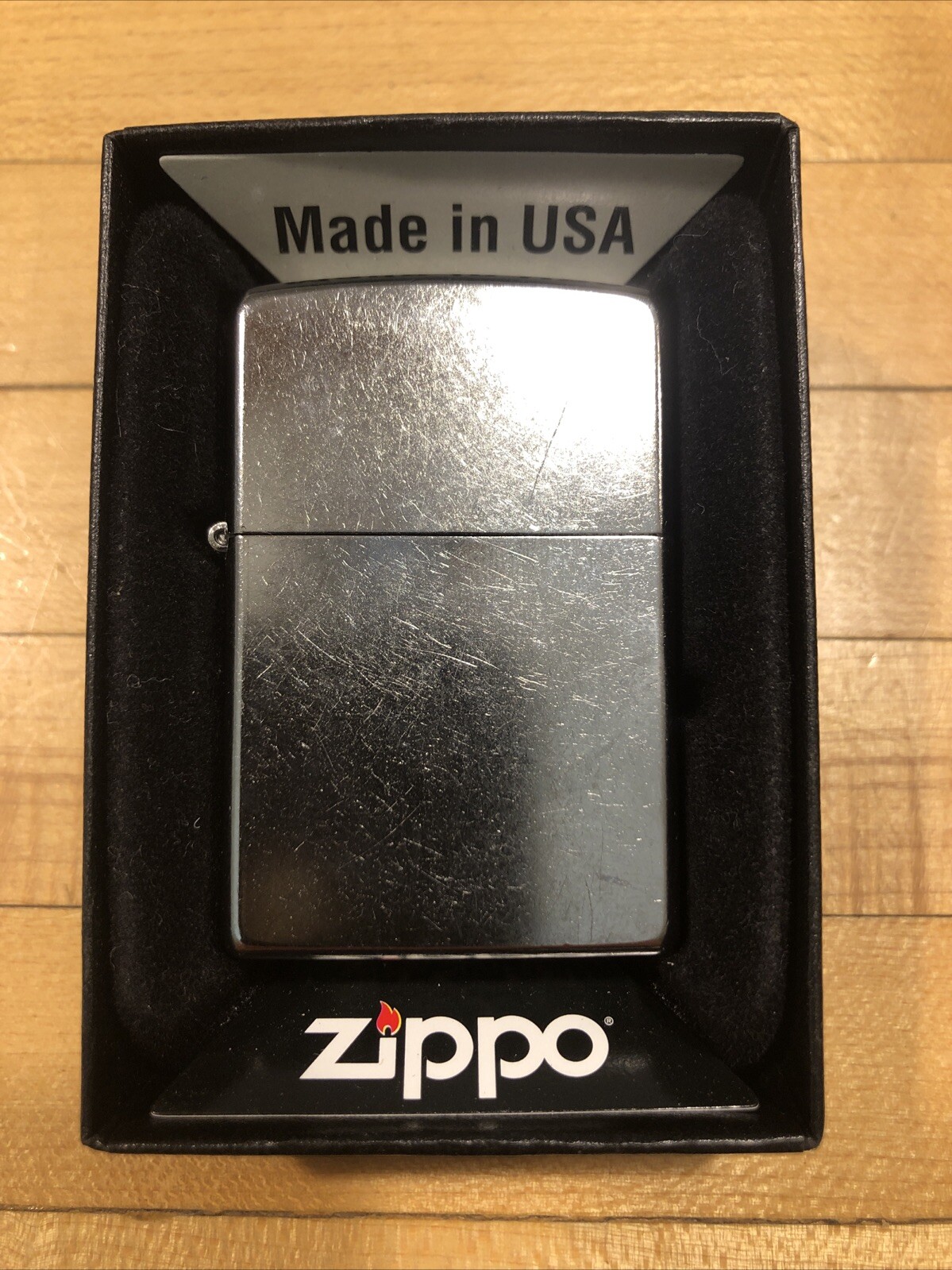 Zippo 2015 Street Chrome Lighter UNUSED (FREE S&H)