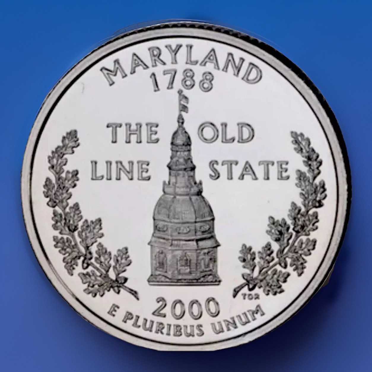 2000-S Maryland Gem Clad Proof State Quarter Stunning Coin FAST SHIPPING 2792