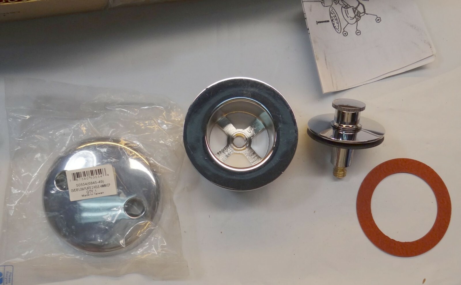 Ips AB&A Brass Standard Length PushNLift Full Kit ABA144017G 61138