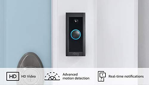 Ring Video Doorbell Wired – Convenient, essential features in a compact design,