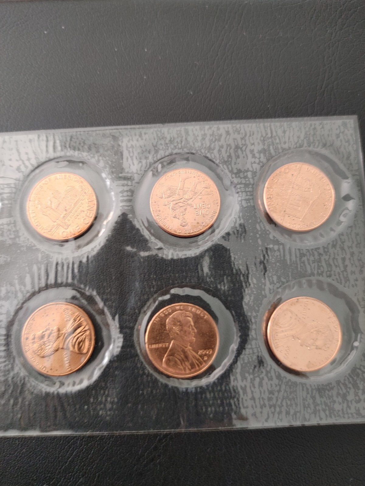 Complete 8 Piece Set Lincoln 2009 Cent Penny P & D Mint, Uncirculated