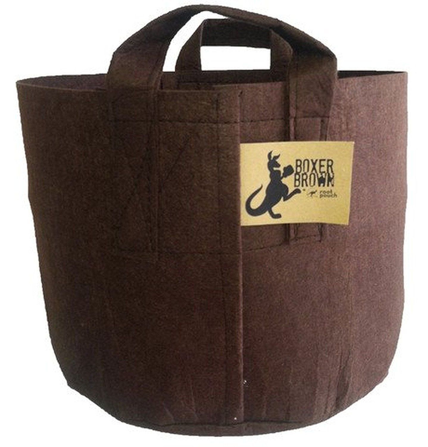 Boxer Brown 00781 Root Pouch Grow Bag, 15 Gallon with Handles, FS