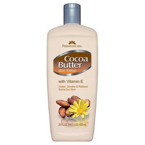 Personal Care Cocoa Butter Soothing Skin Lotion with Vitamin E 20 Oz Case of 12