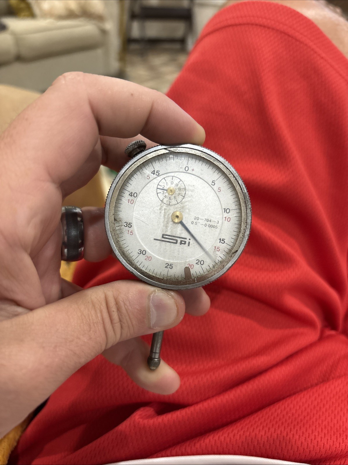 SPI 20-704-3 Standard Dial Indicator .5" Range - .0005" Grad