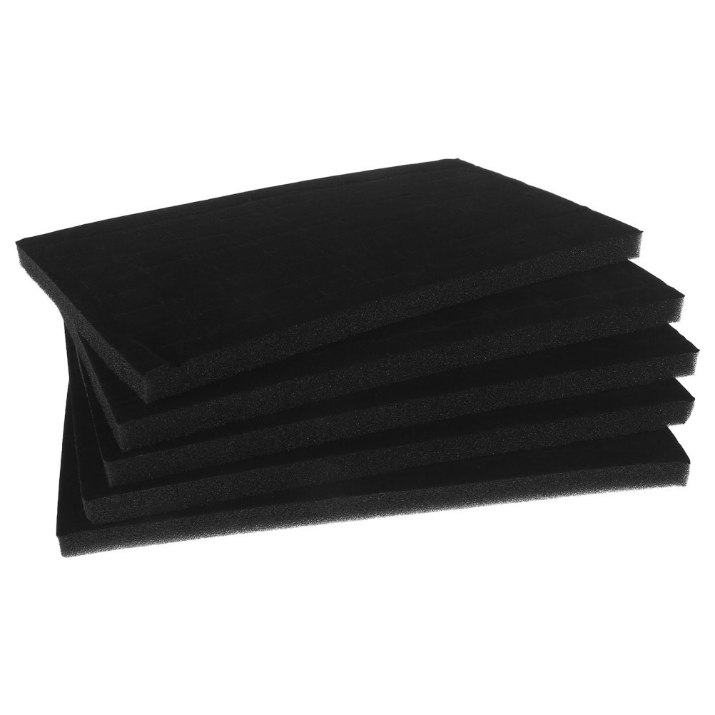 5 Pcs Lined Sponge Pad Insert Box Organizer Display