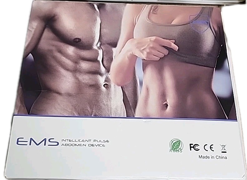 Abs Smart EMS Intelligent Pulse Abdomen Device Trainer Muscle Fat Burning System