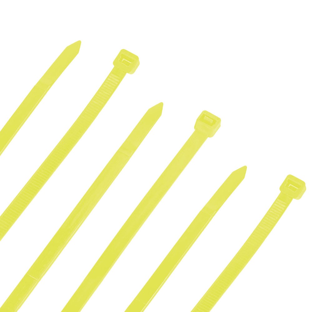 NavePoint 22 Inch Nylon Yellow Cable Ties 120 Lbs  100 Pack